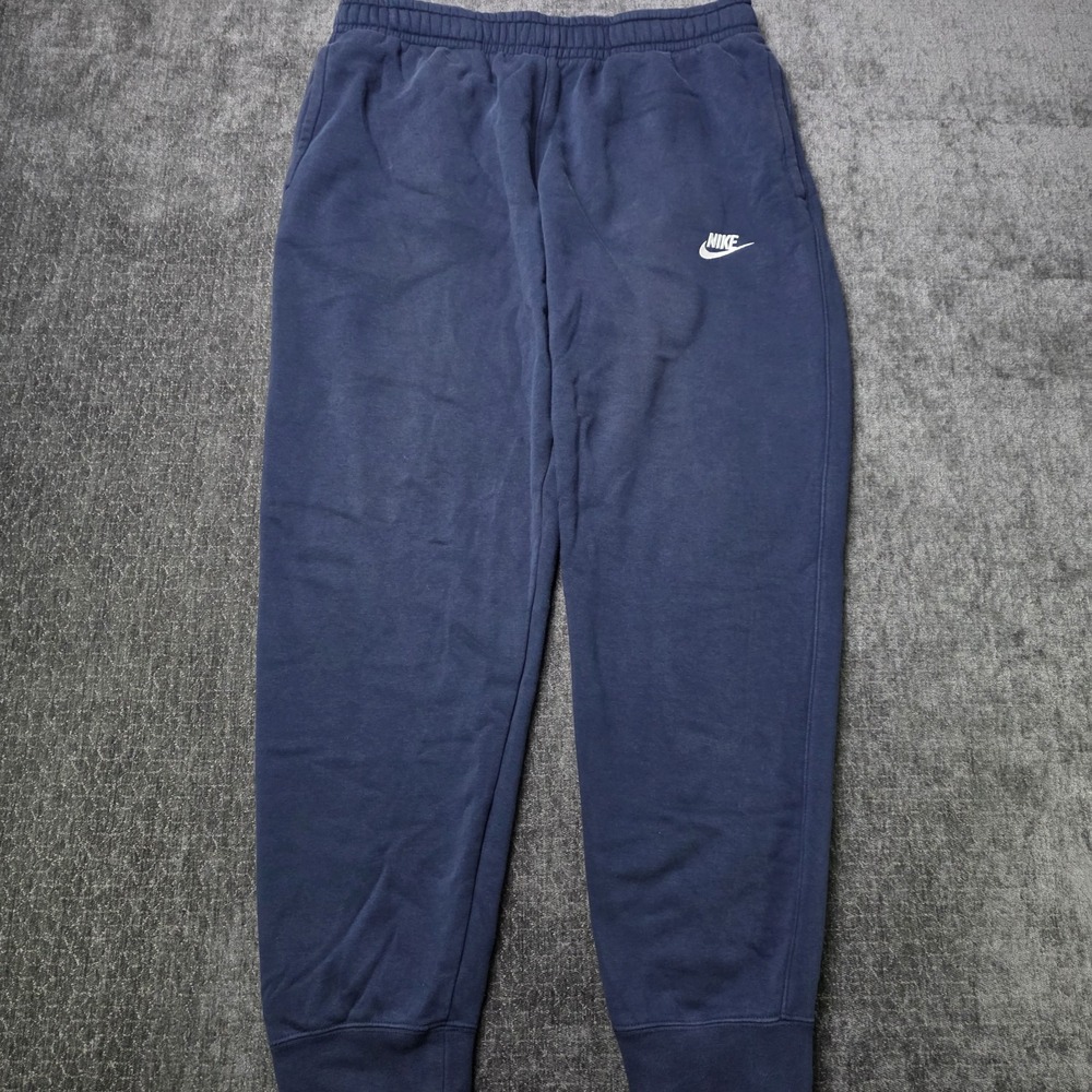 Nike Sportswear Club Fleece Joggers Navy Blue Mens Large Sweatpants BV2671-410